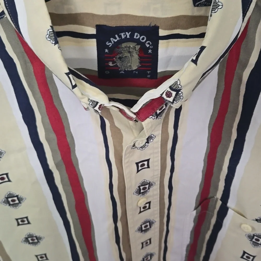 Salty Dog GANT Striped Short Sleeve Shirt - Picture 7 of 10